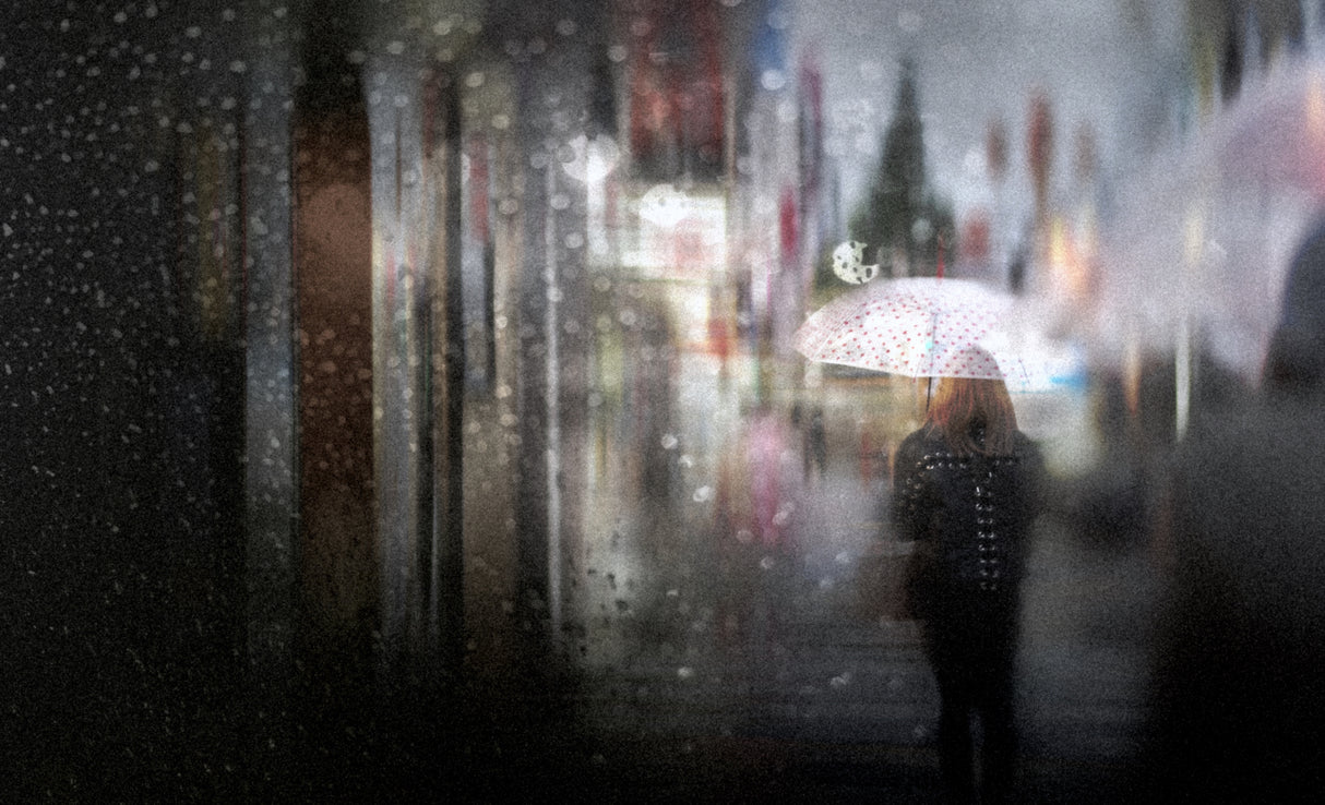 Rainy day... Poster och Canvastavla