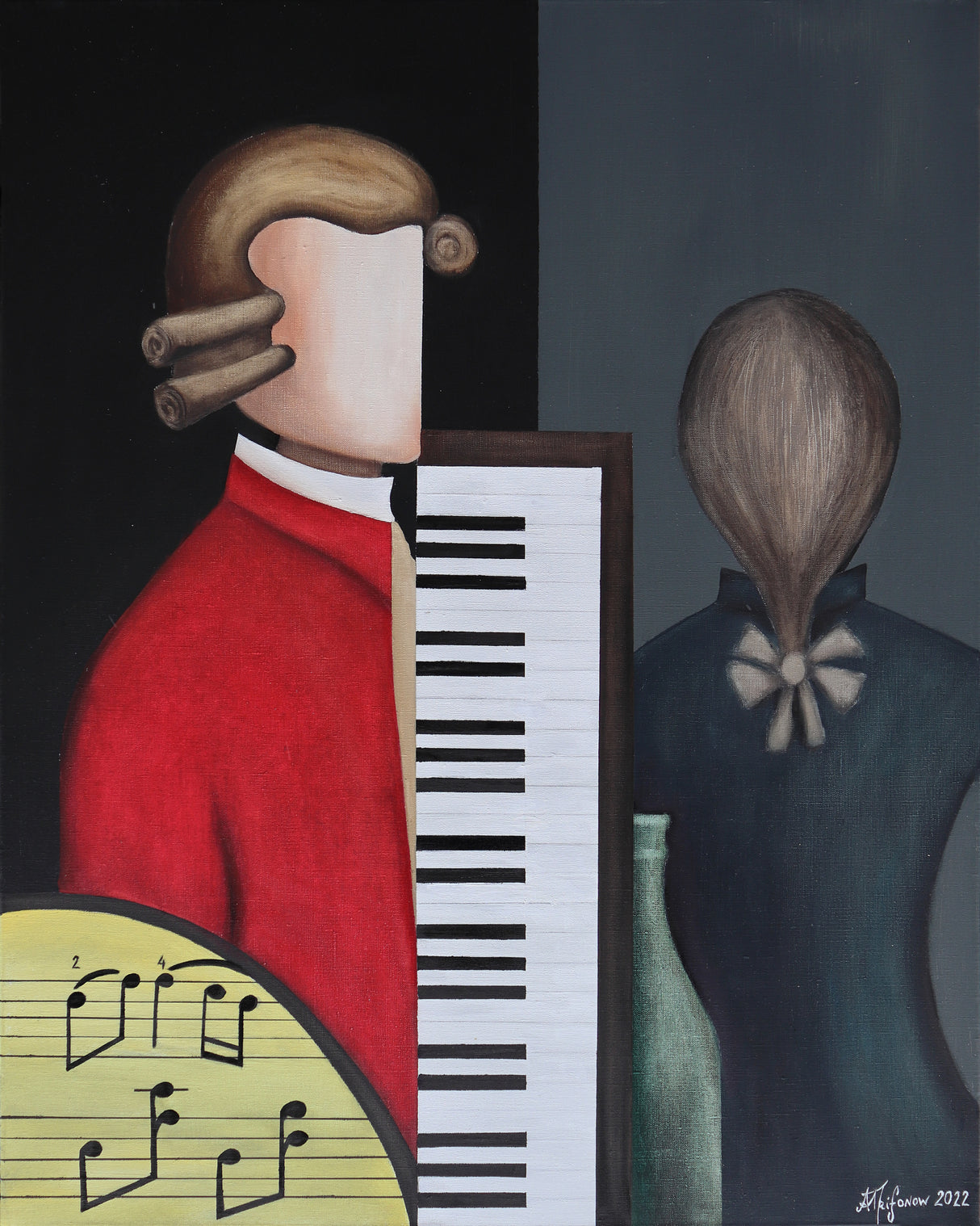 Mozart and Salieri Poster och Canvastavla