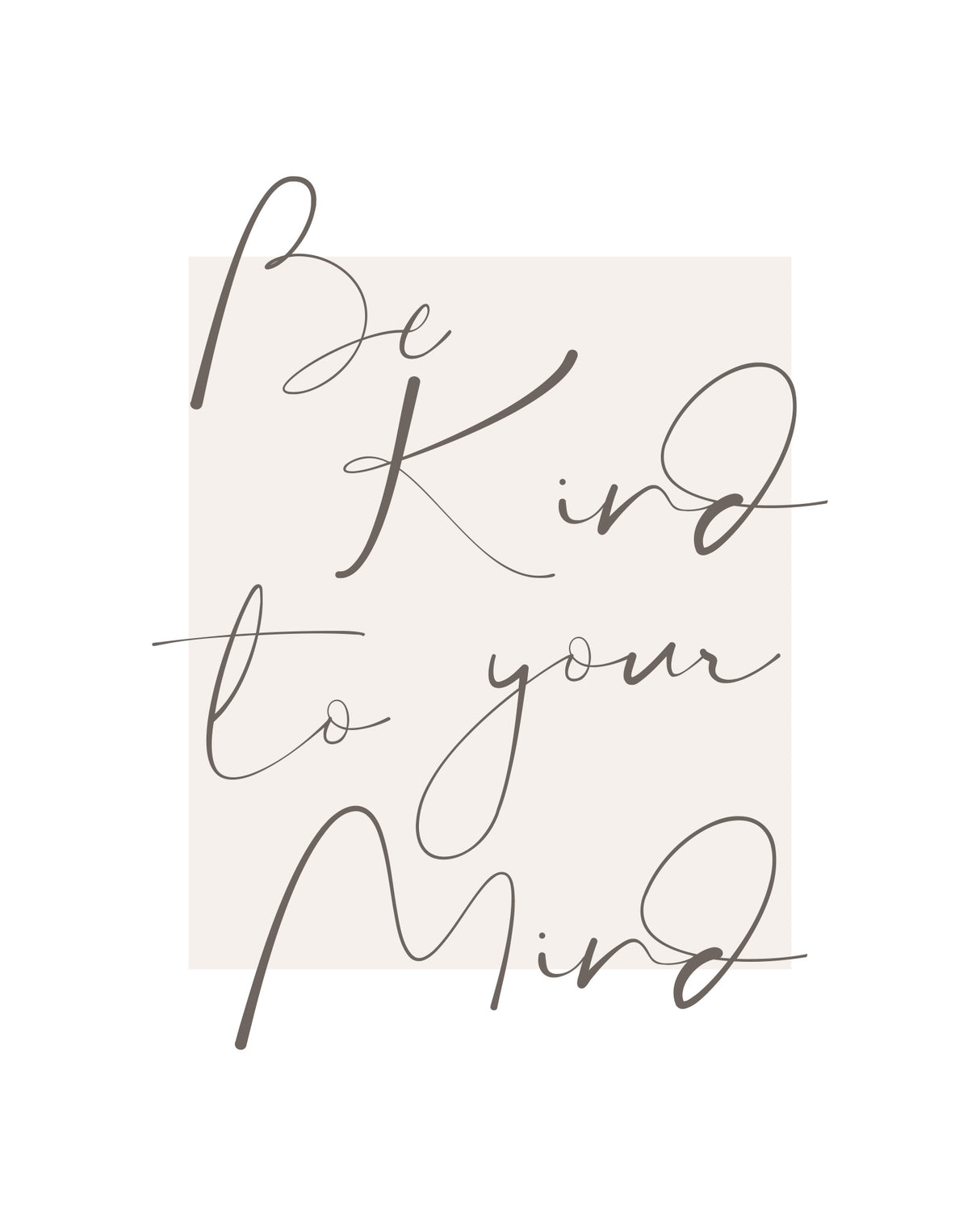 Bekindtoyourmind 4 Poster och Canvastavla