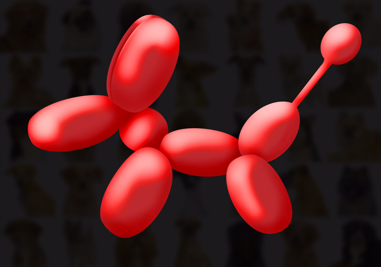 Balloon Dog Poster och Canvastavla