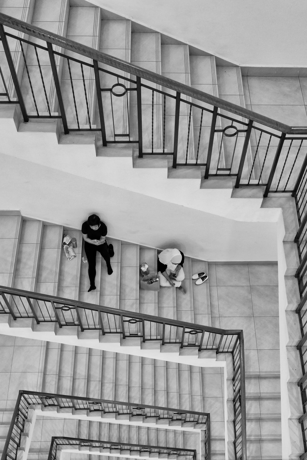 The Stairs Poster och Canvastavla