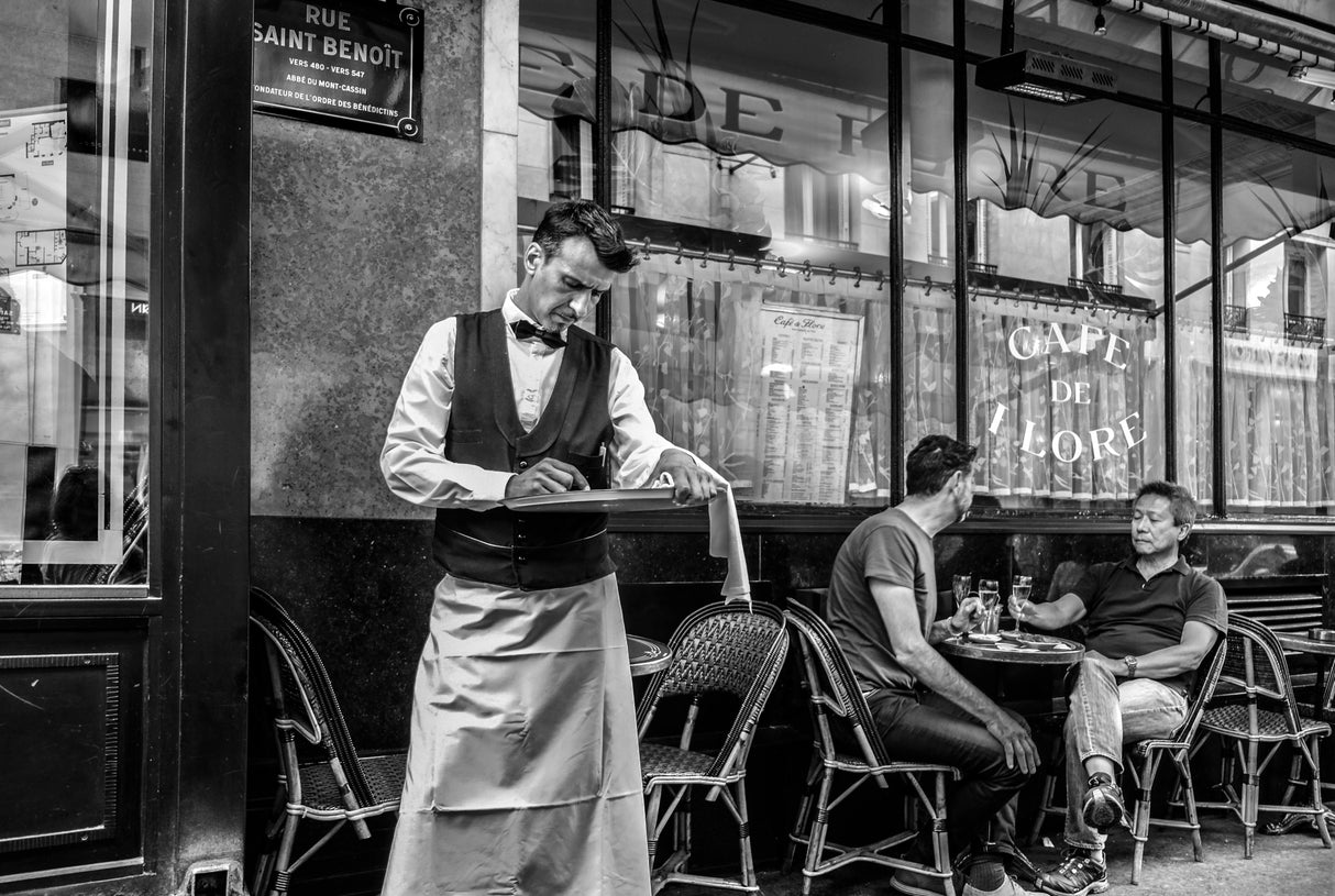 Cafe de Flore Poster och Canvastavla