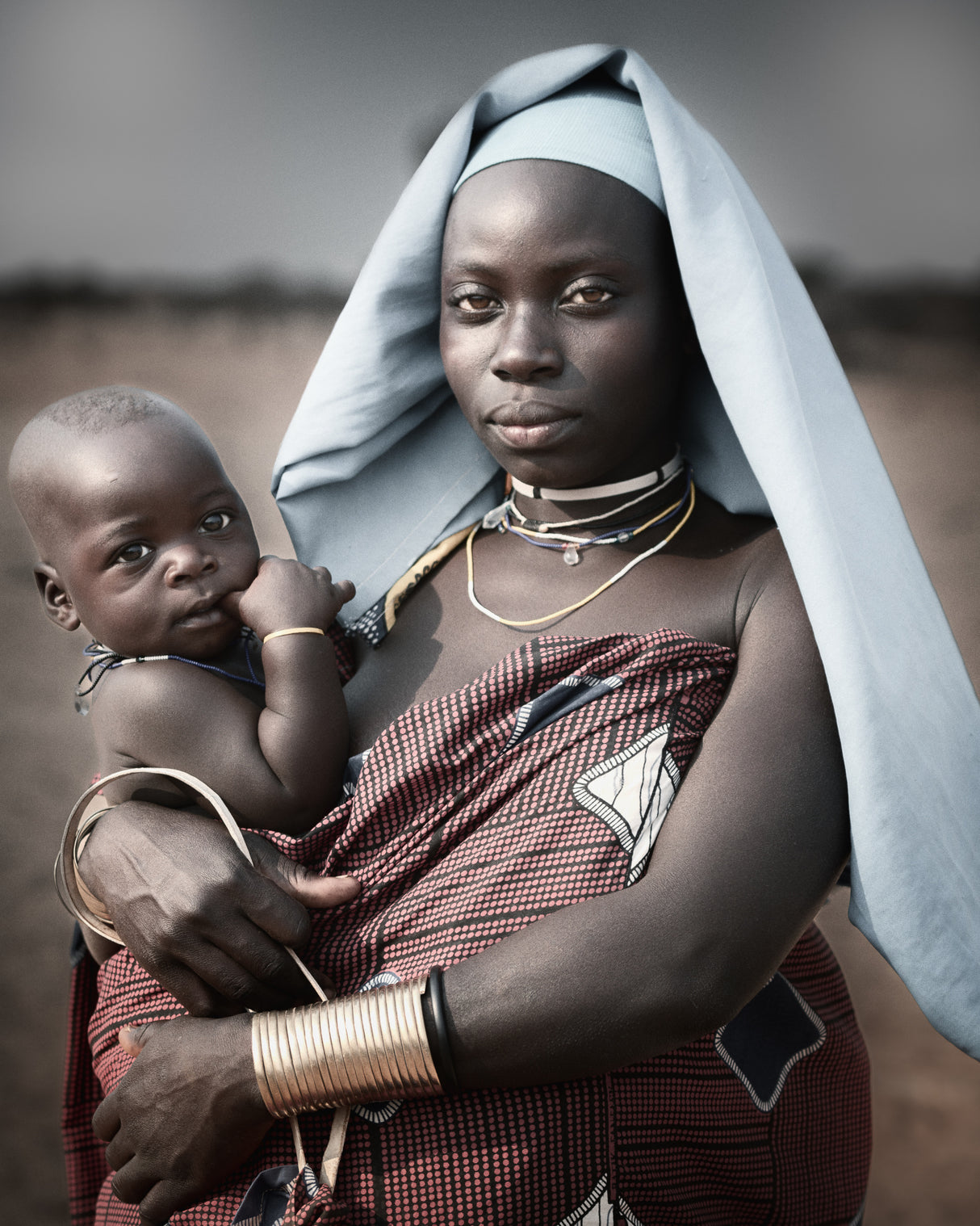 Ovanguendelengo Mother and Baby Poster och Canvastavla