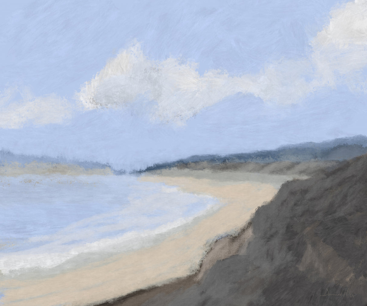 Croyde Poster och Canvastavla