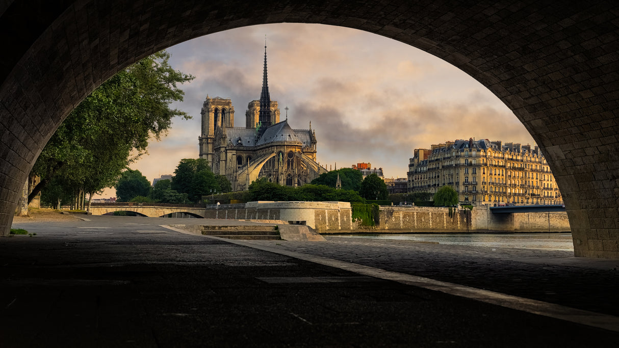 Early Paris Poster och Canvastavla