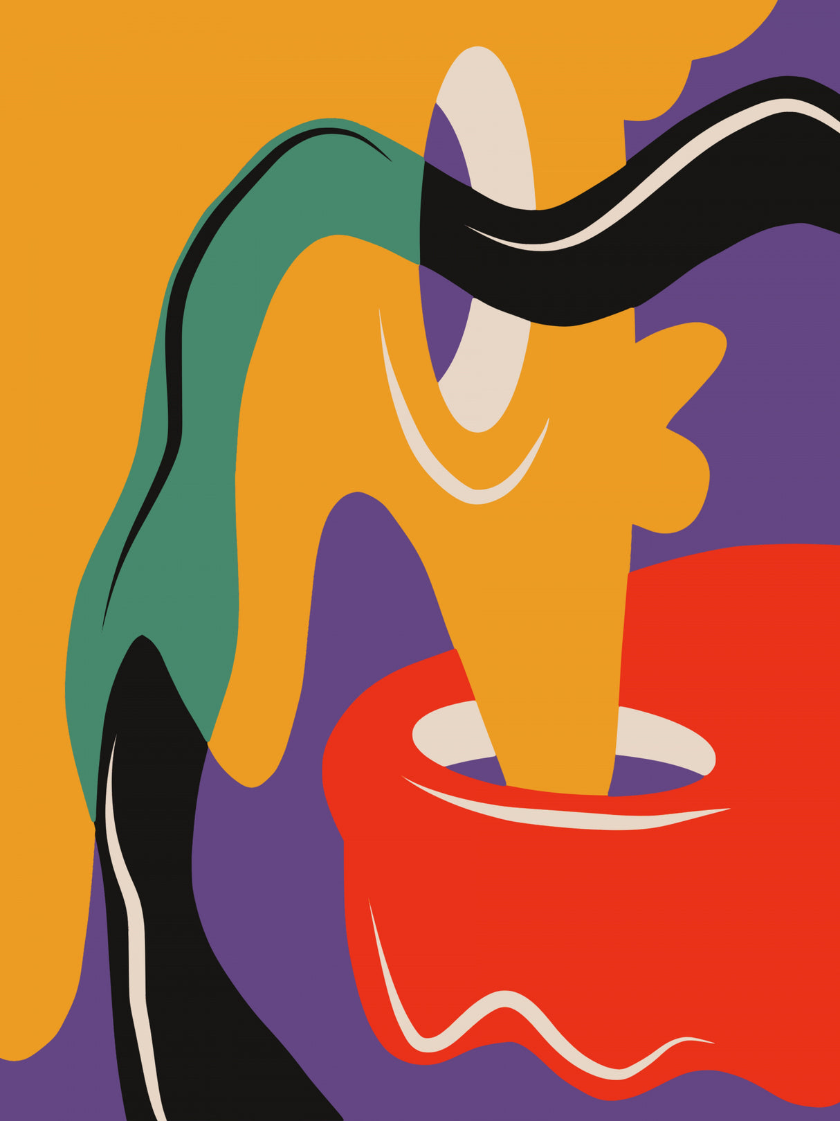 Fluid Flow Dimension Poster och Canvastavla