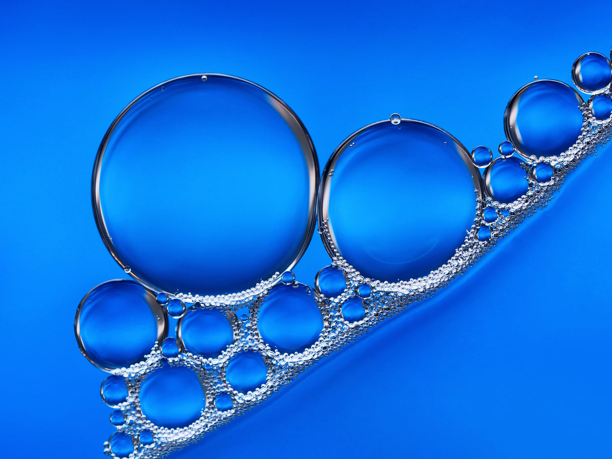 Sparkling Blue Poster och Canvastavla