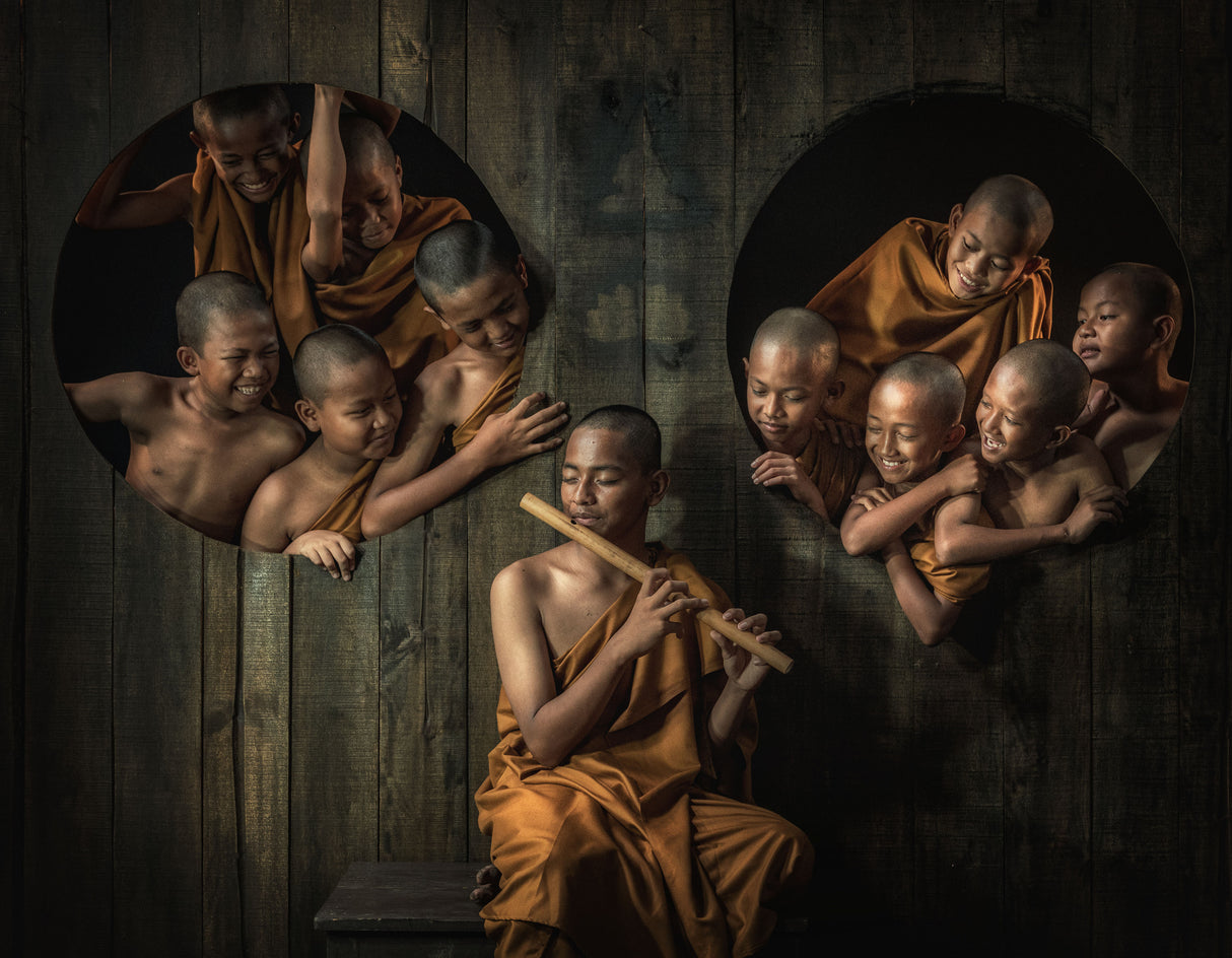 Monk monastery Poster och Canvastavla
