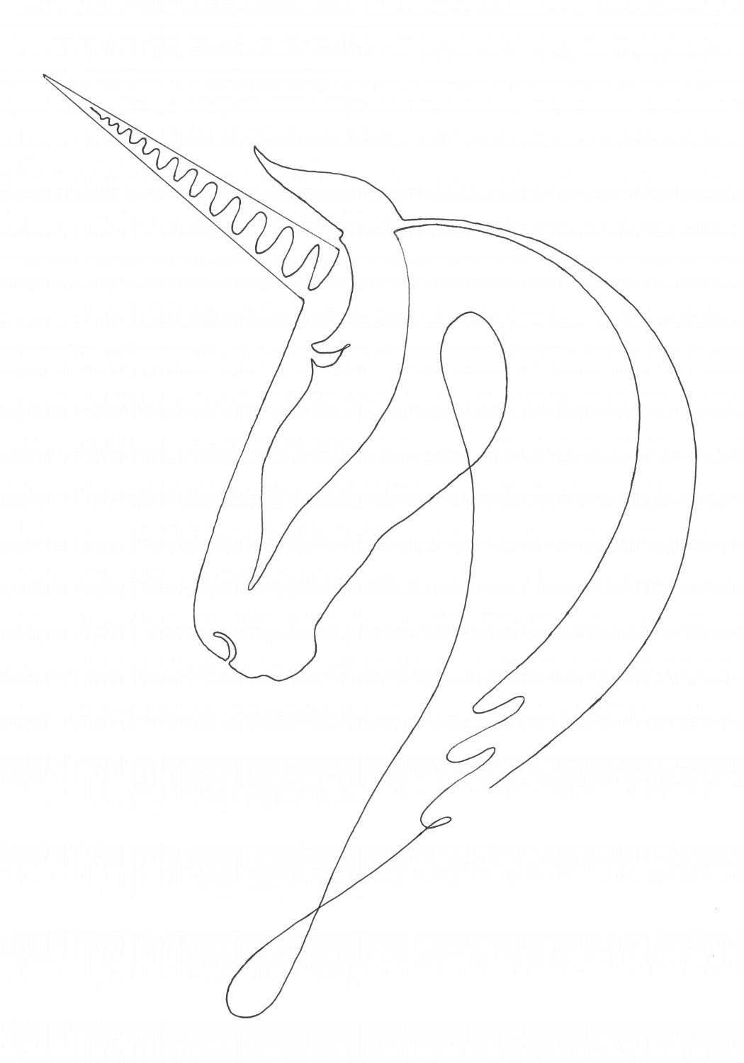 Unicorn Poster och Canvastavla
