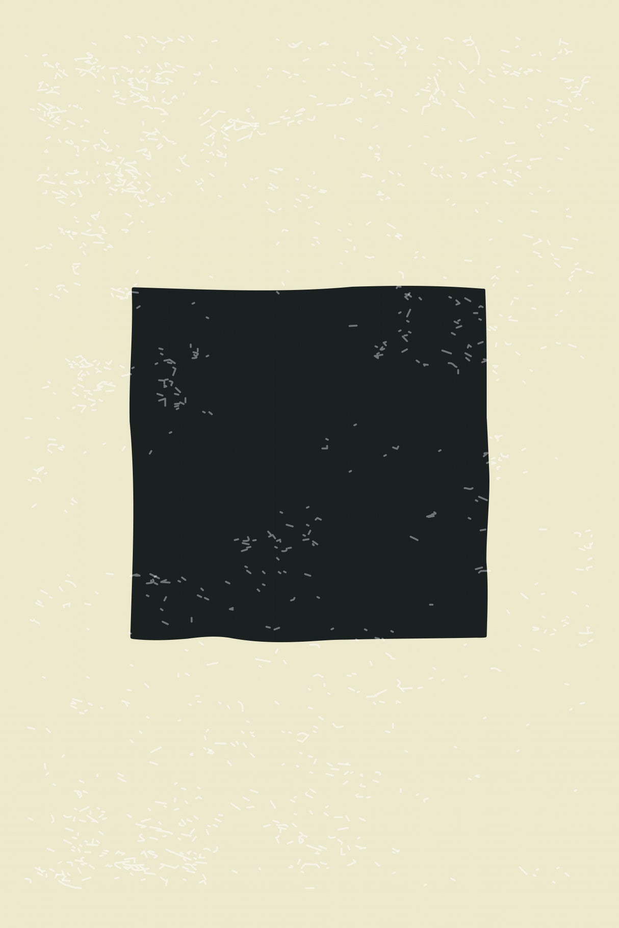 Black Minimal Shapes Series #3 Poster och Canvastavla