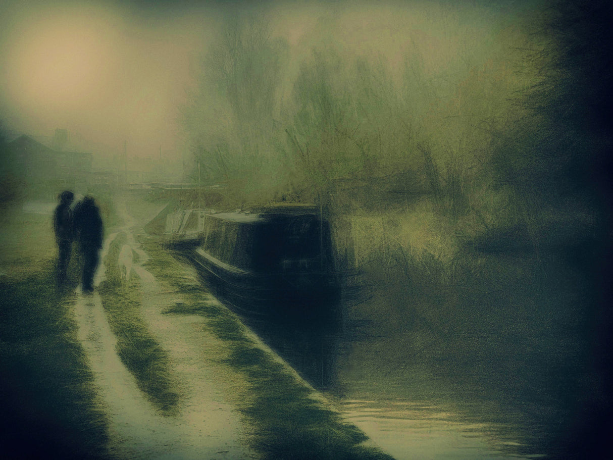 Chatting By The Canal Poster och Canvastavla
