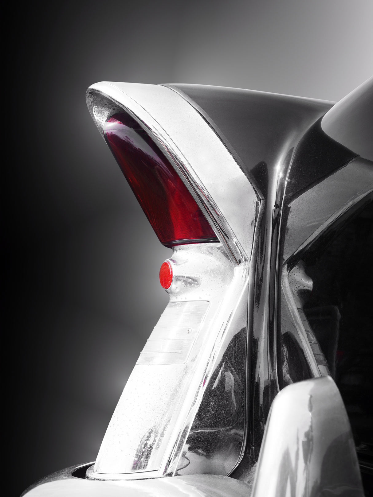 American classic car Special 1956 tail fin abstract Poster och Canvastavla