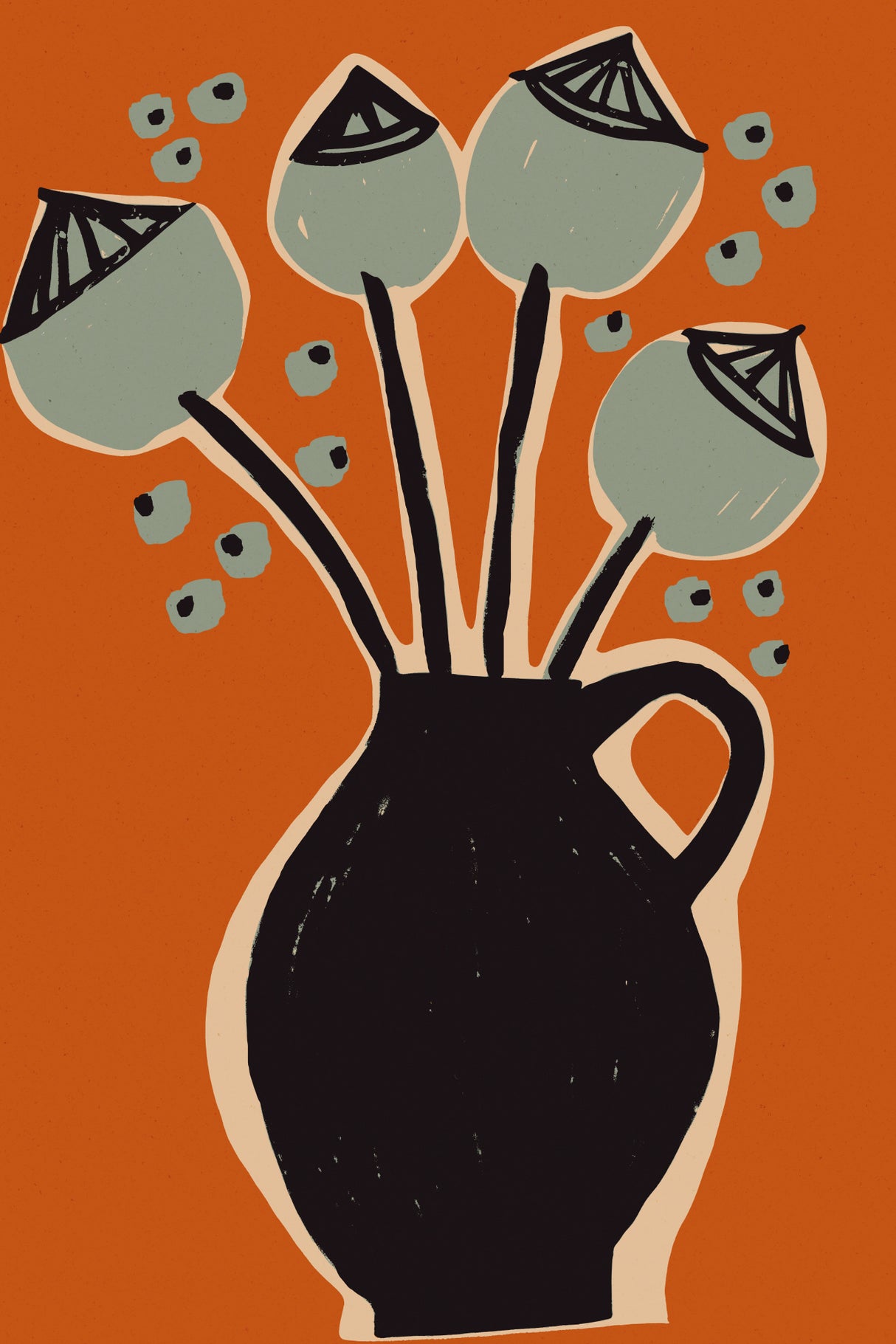 Vintage Vibes No 3 Poster och Canvastavla