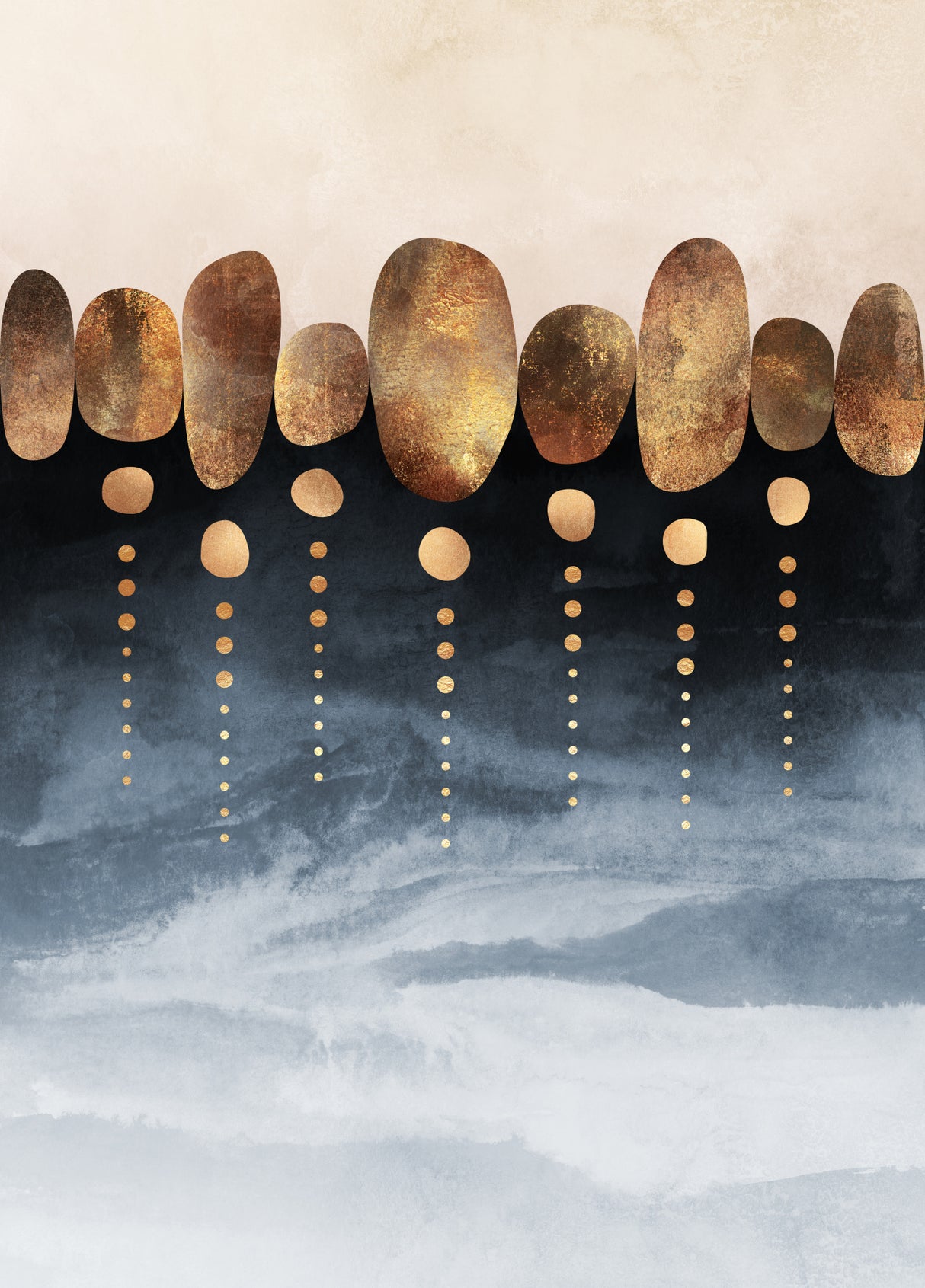 Natural Abstraction Poster och Canvastavla