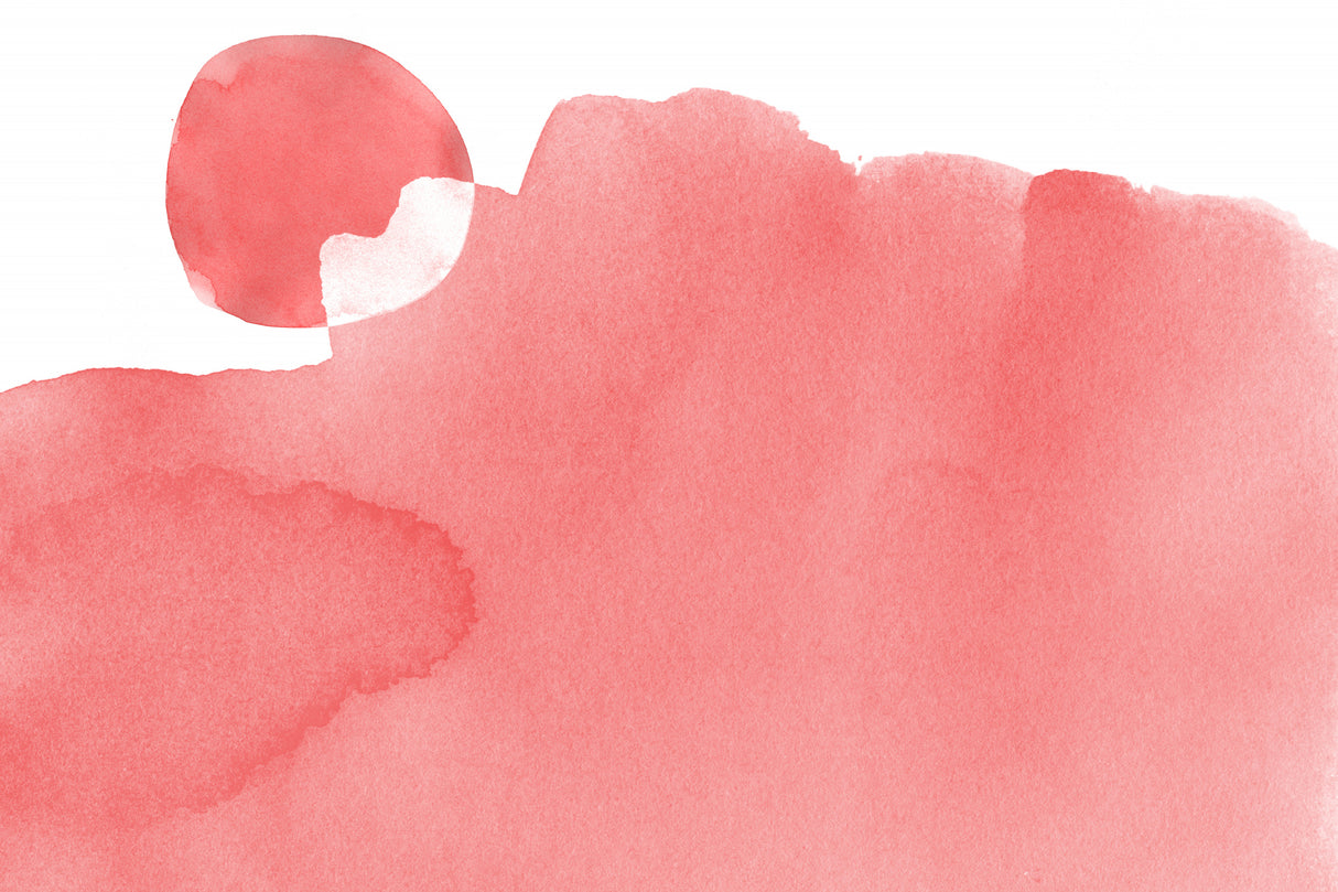 Minimal Pink Abstract 05 Mountain Poster och Canvastavla