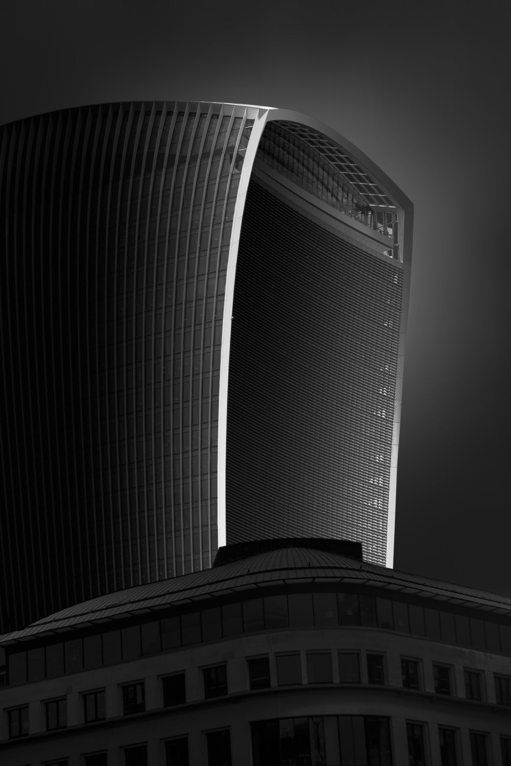 Curved lines Poster och Canvastavla