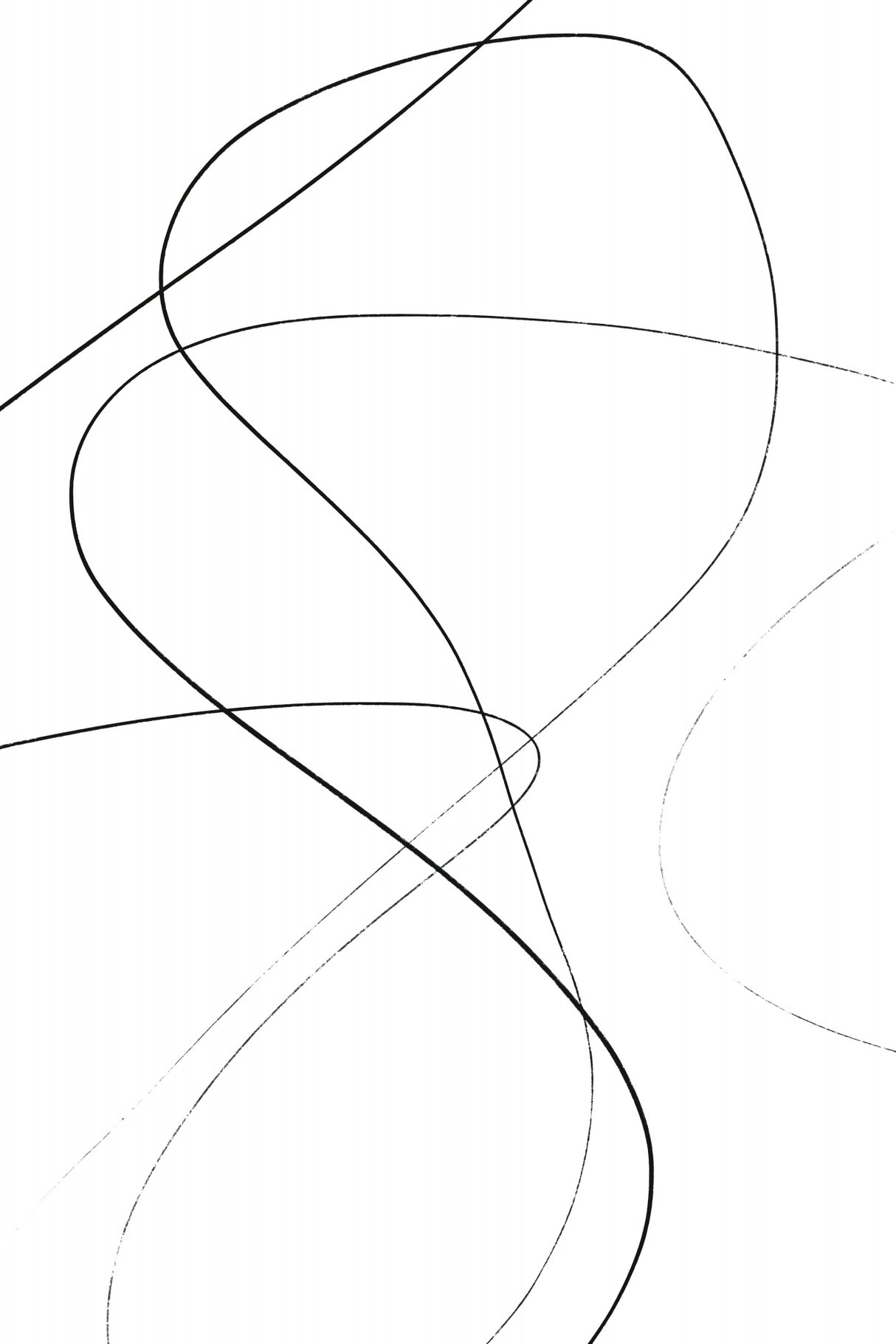 Loose Lines Poster och Canvastavla