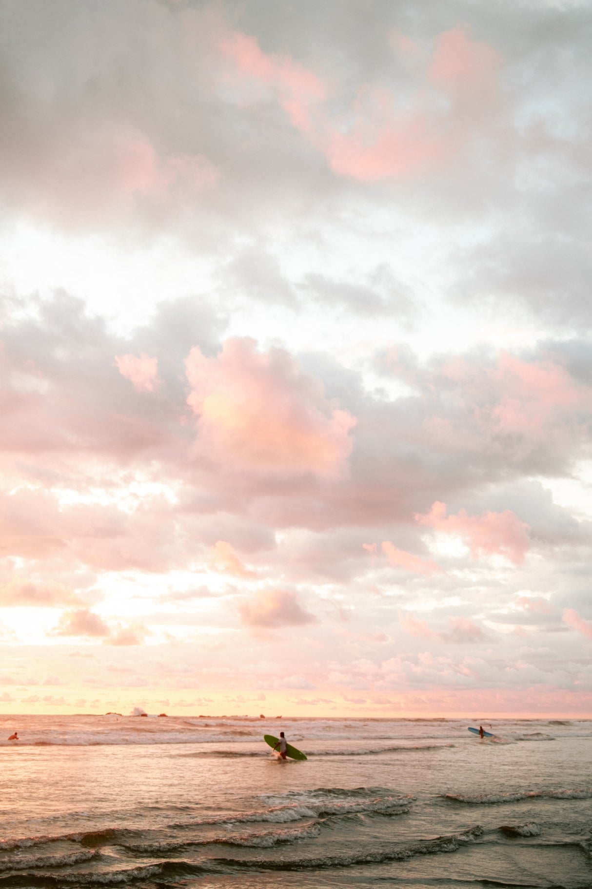Costa Rica Surfing Poster och Canvastavla