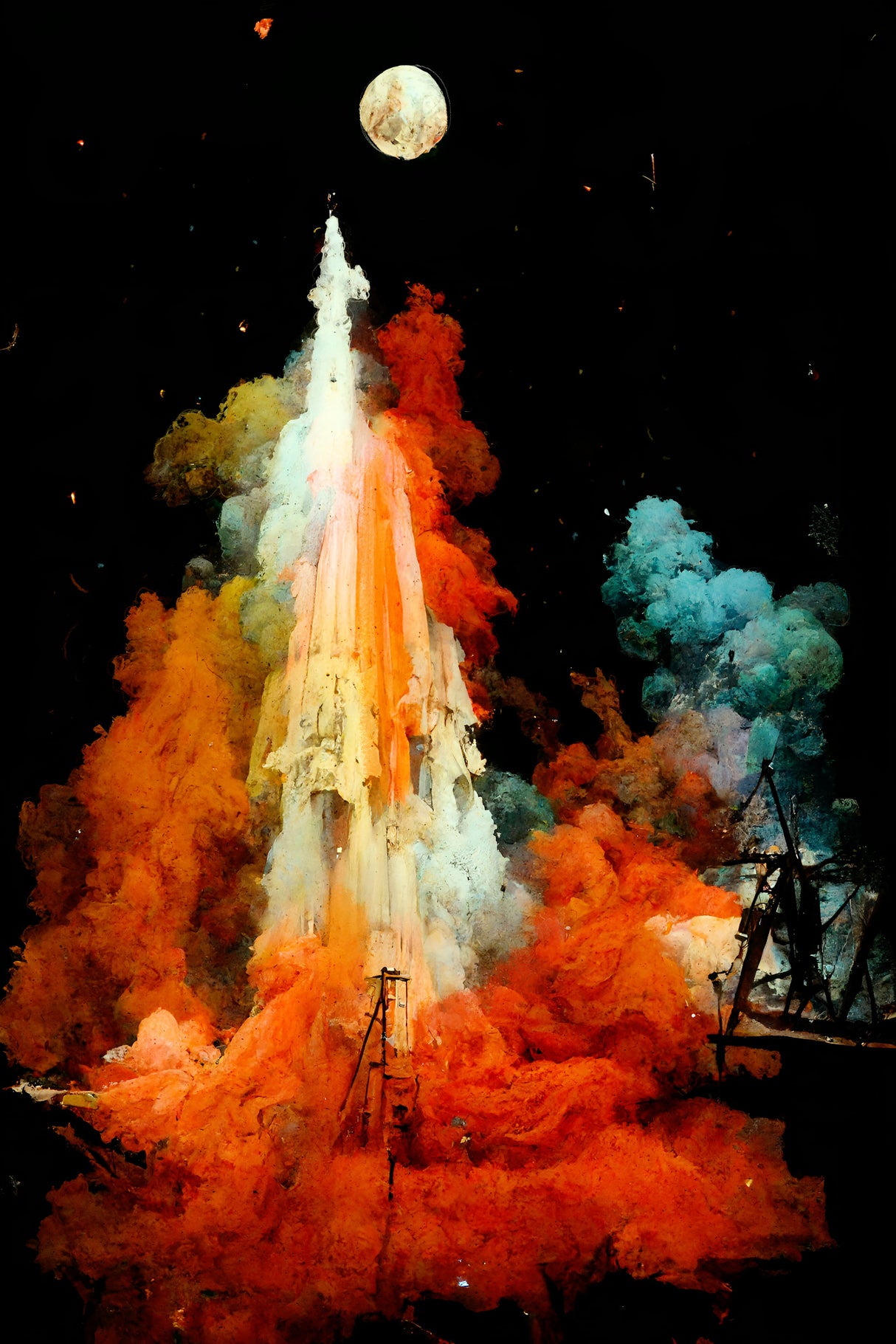 The Launch Poster och Canvastavla