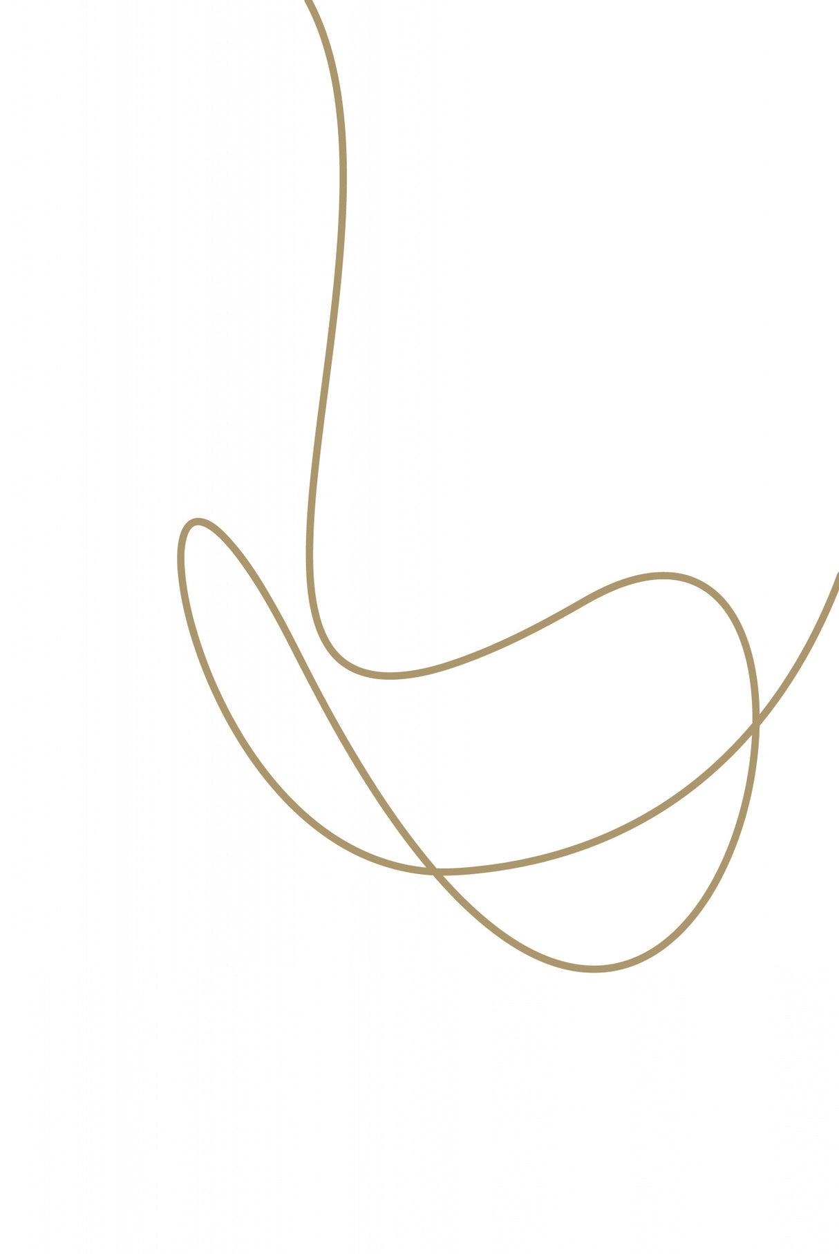 Abstract Taupe Poster och Canvastavla