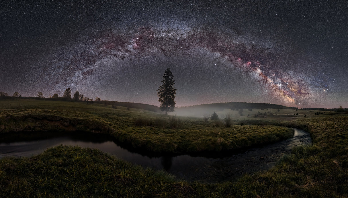 Under the Milky Way Arch Poster och Canvastavla