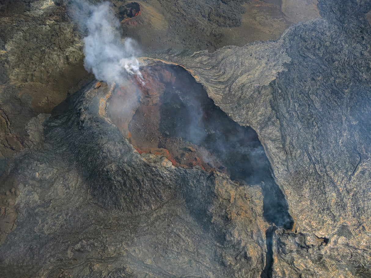 Fagradalsfjall Volcano Poster och Canvastavla