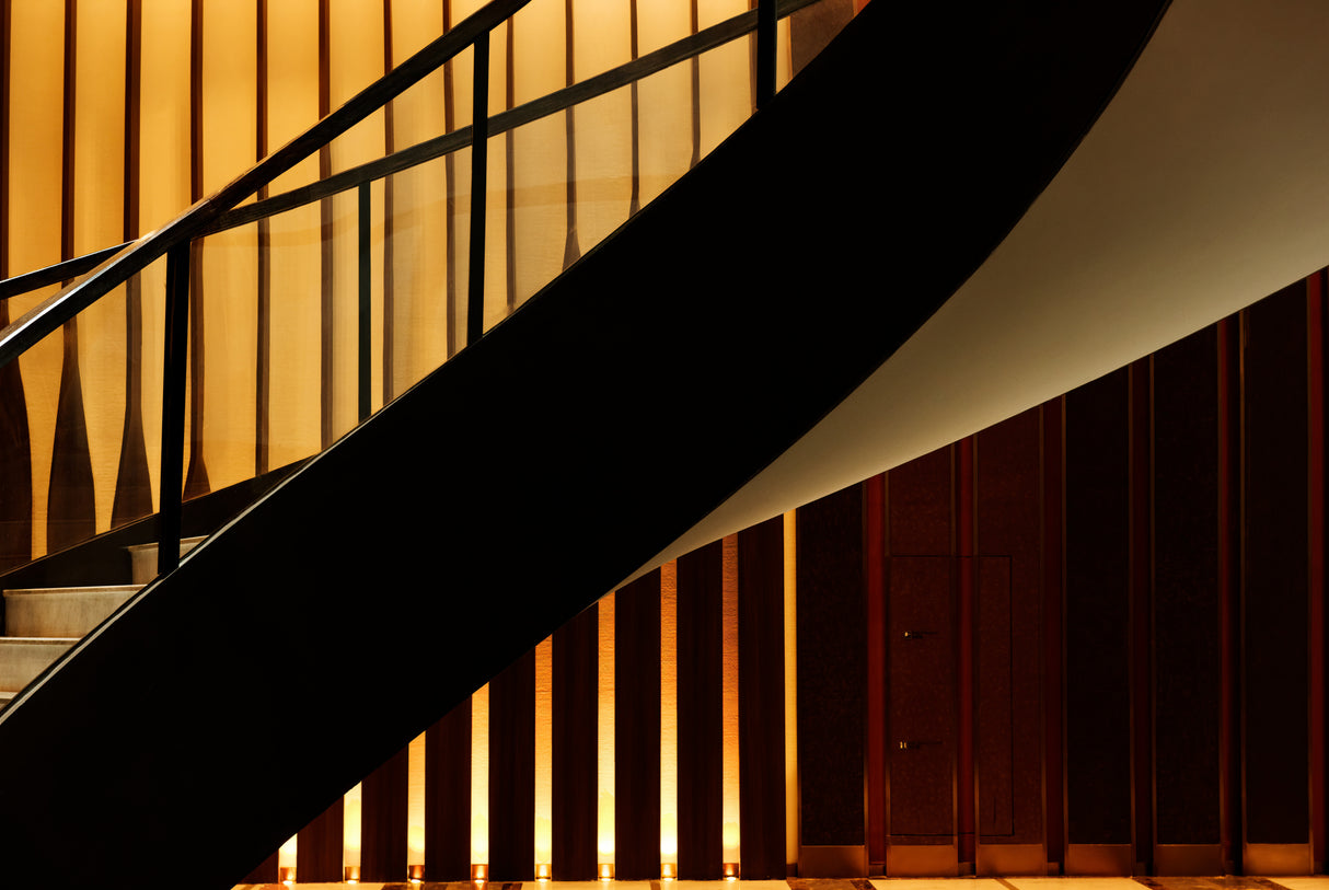 Curve on the Staircase Poster och Canvastavla