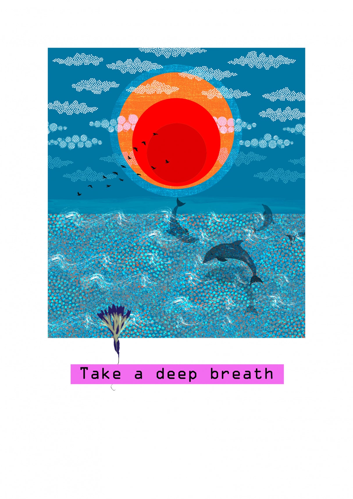 Take a deep breath Poster och Canvastavla