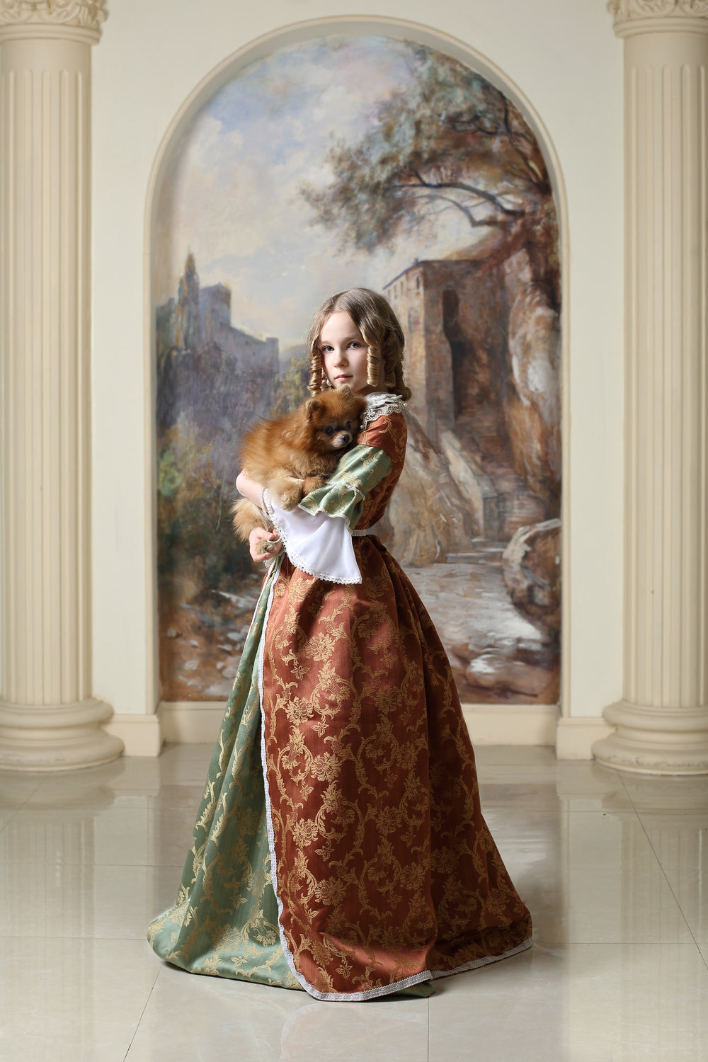 Her Highness and the doggy Poster och Canvastavla