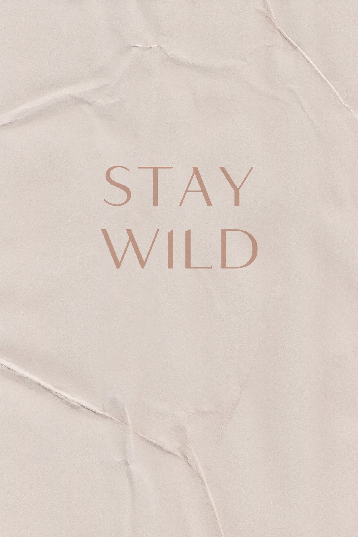Stay Wild Poster och Canvastavla