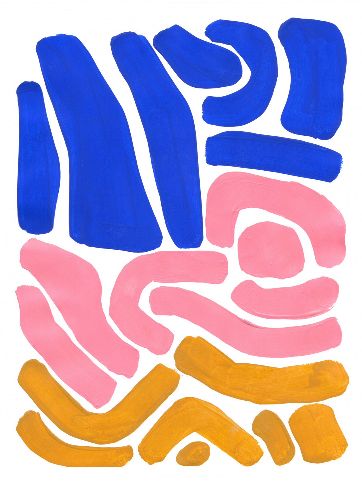 Pastel Tribal Maze Poster och Canvastavla