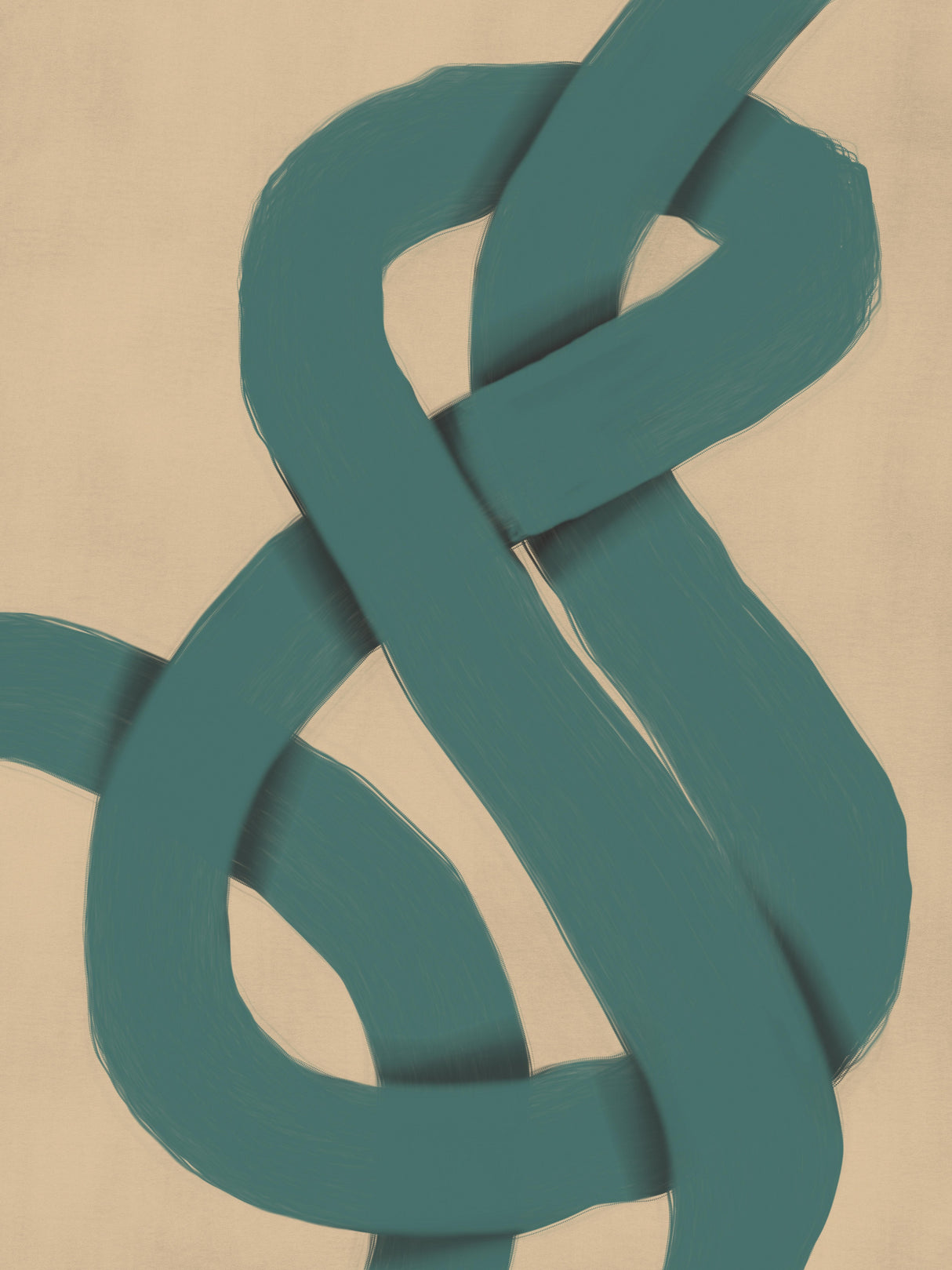 The Green Knot Poster och Canvastavla