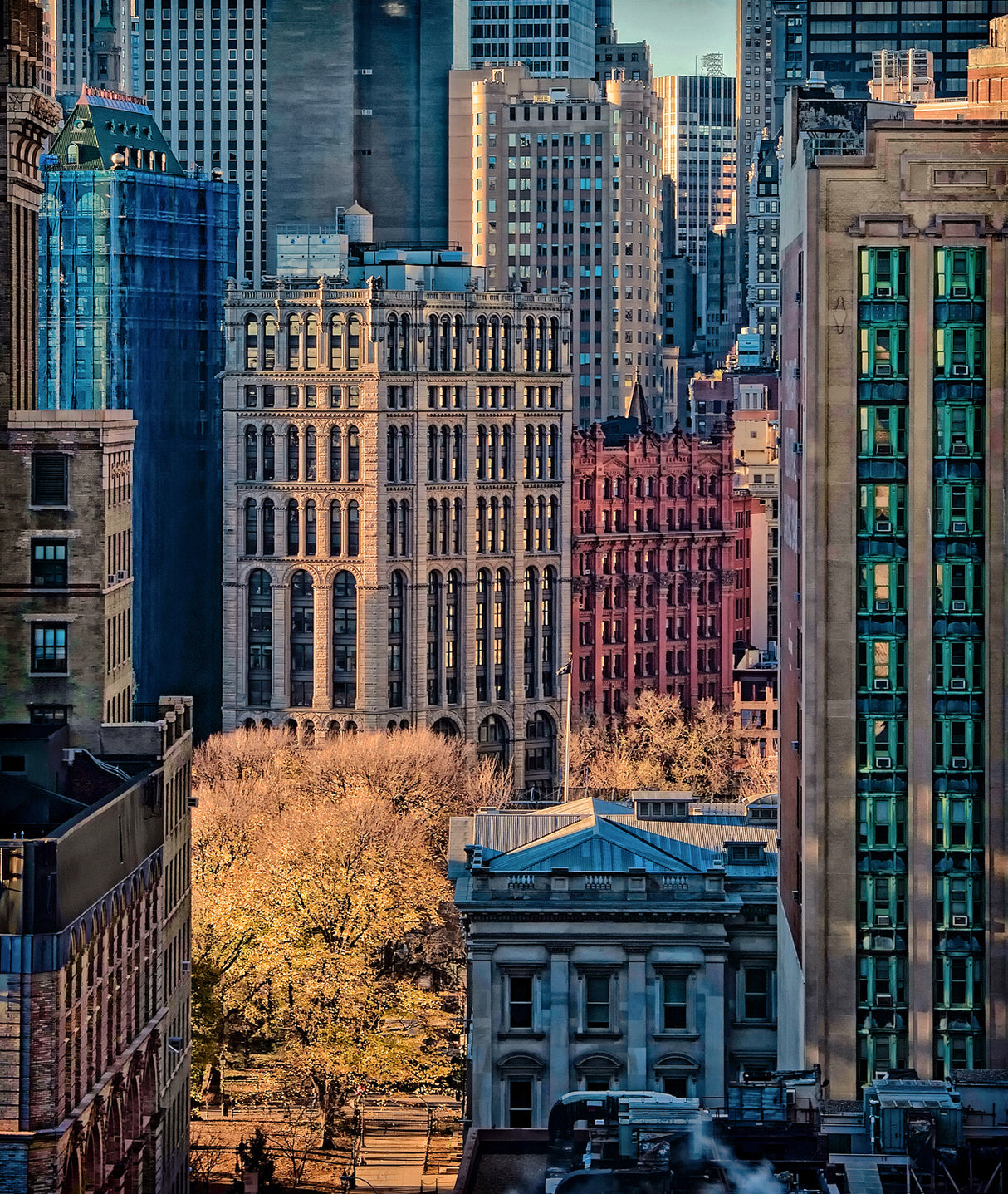 City Life Poster och Canvastavla