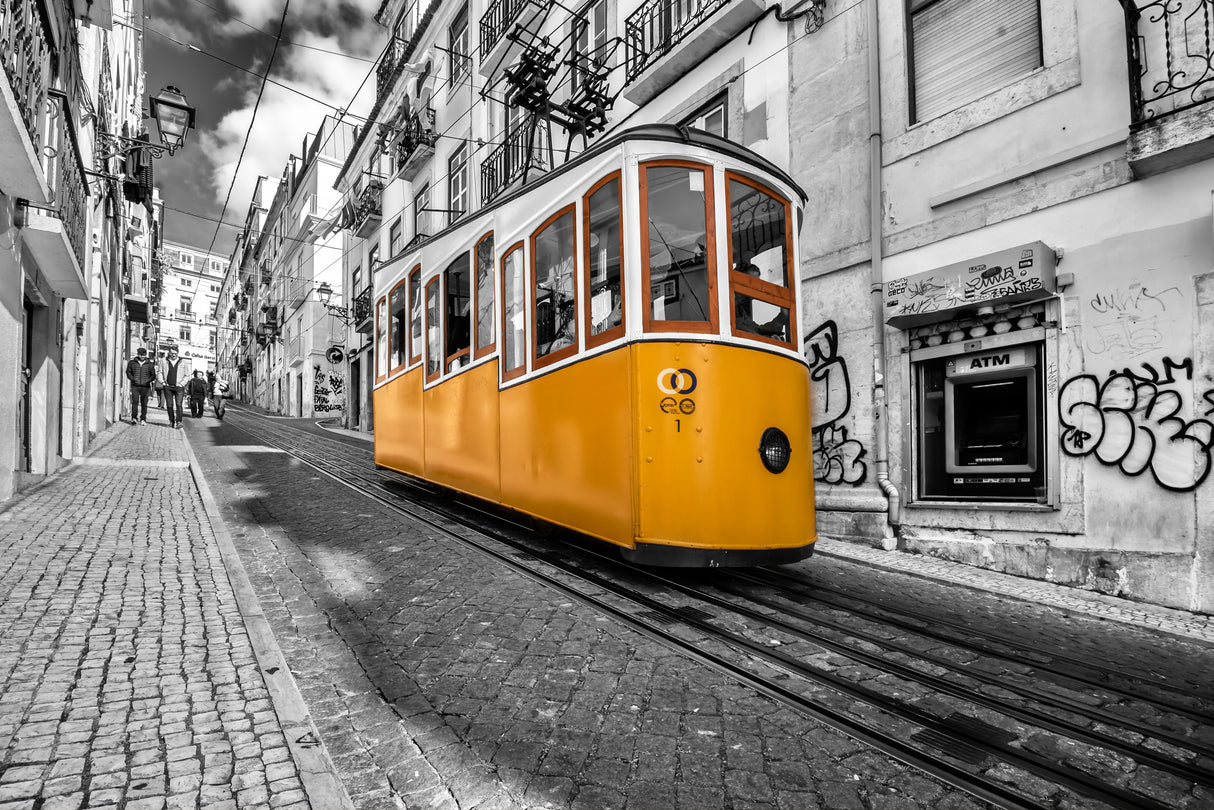 Funicular Bairro Alto Poster och Canvastavla