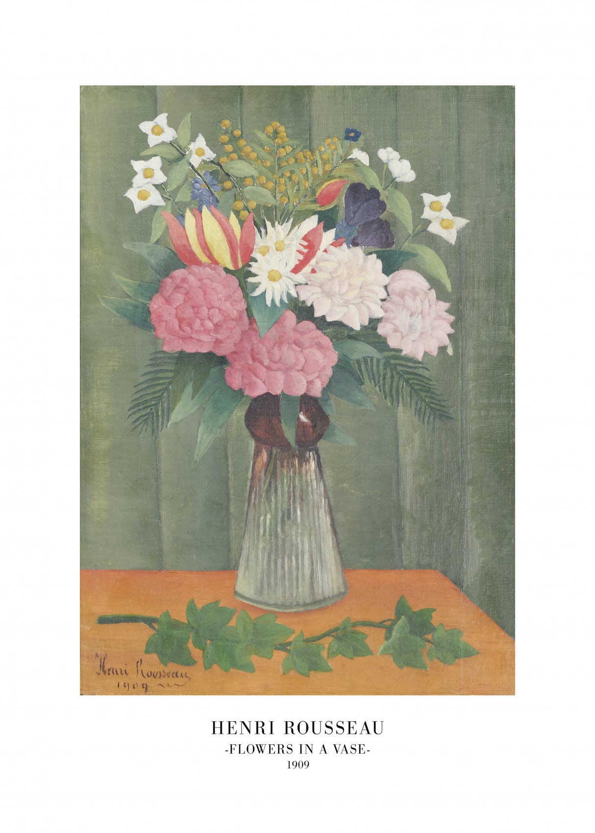 Flowers In a Vase Poster och Canvastavla