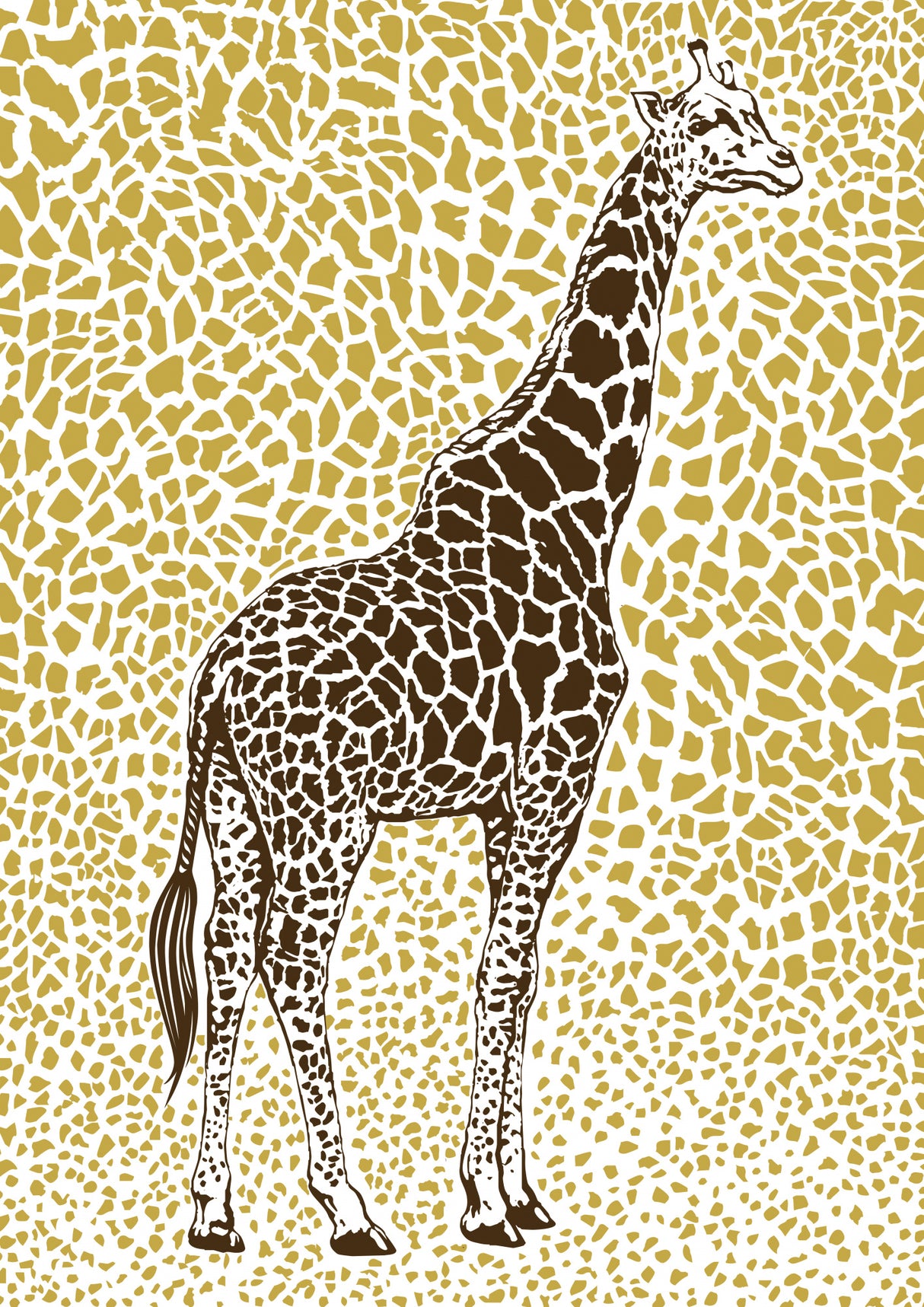 The Majestic Giraffe Poster och Canvastavla
