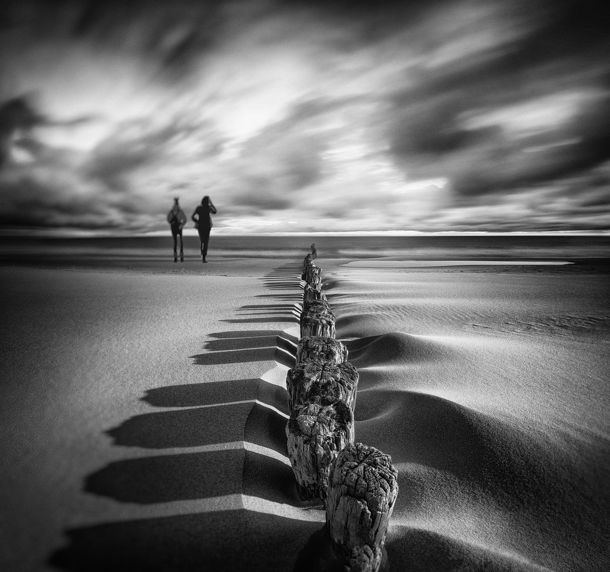 Walk on the beach Poster och Canvastavla