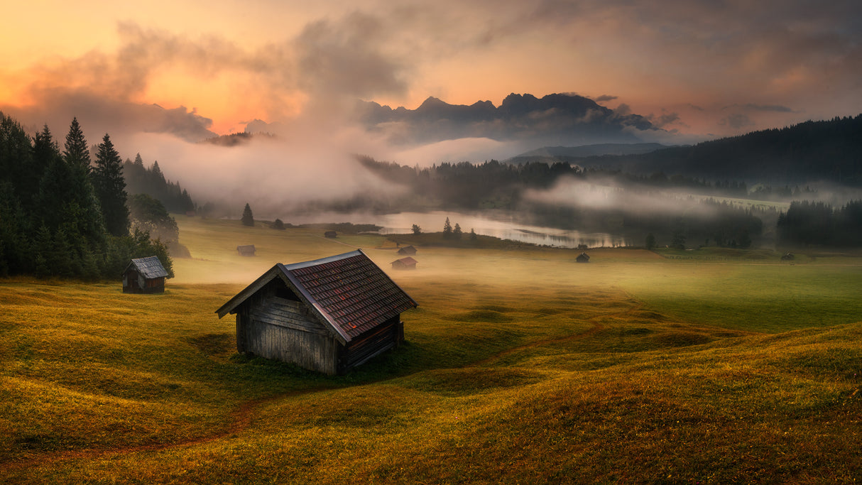 Bavarian morning Poster och Canvastavla