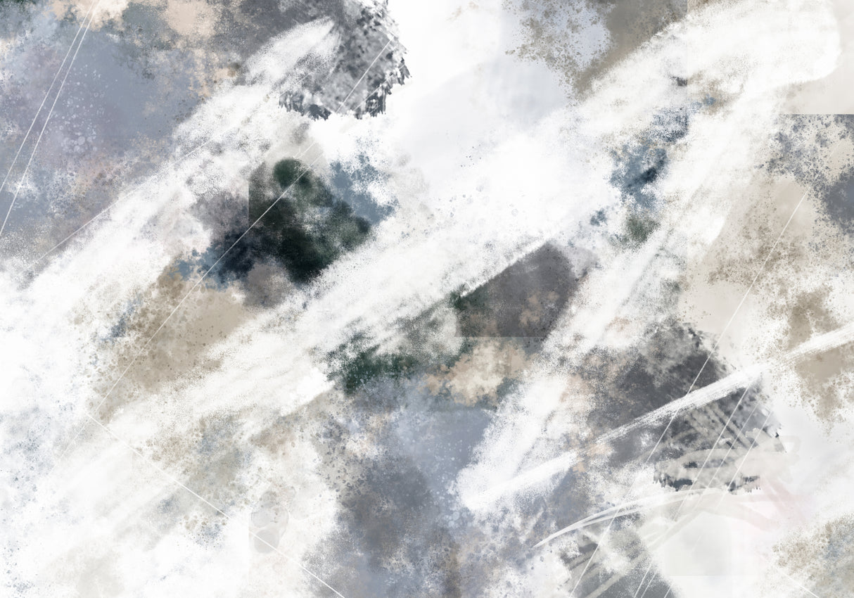 Abstract Mess Poster och Canvastavla