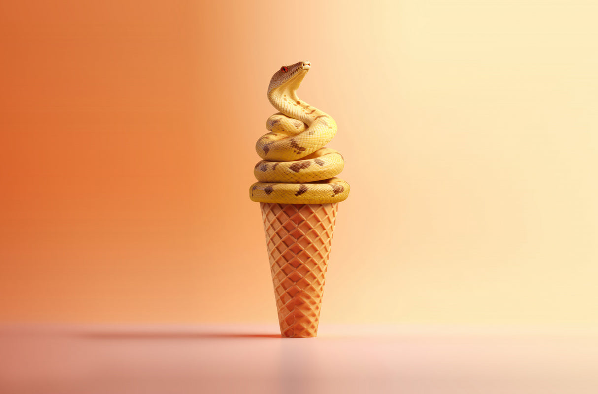 Snake Cream Poster och Canvastavla