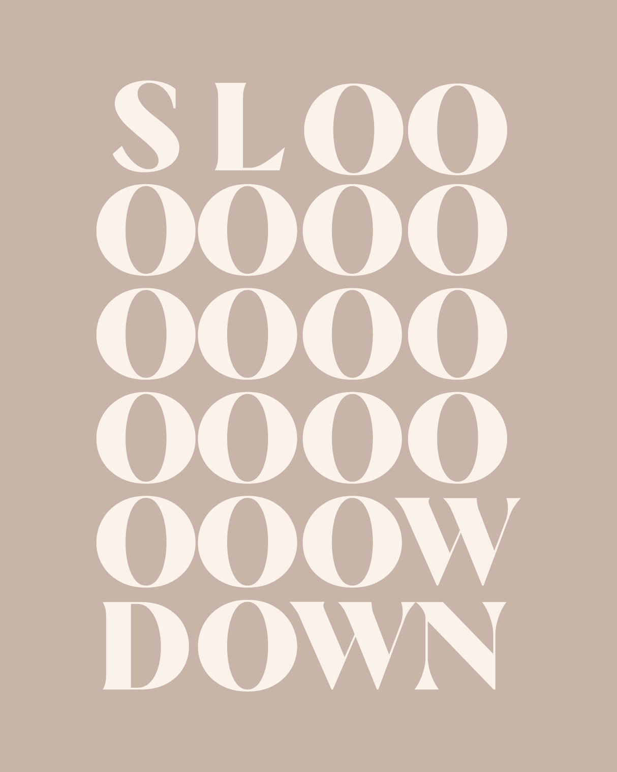 Slow Down 4 Poster och Canvastavla