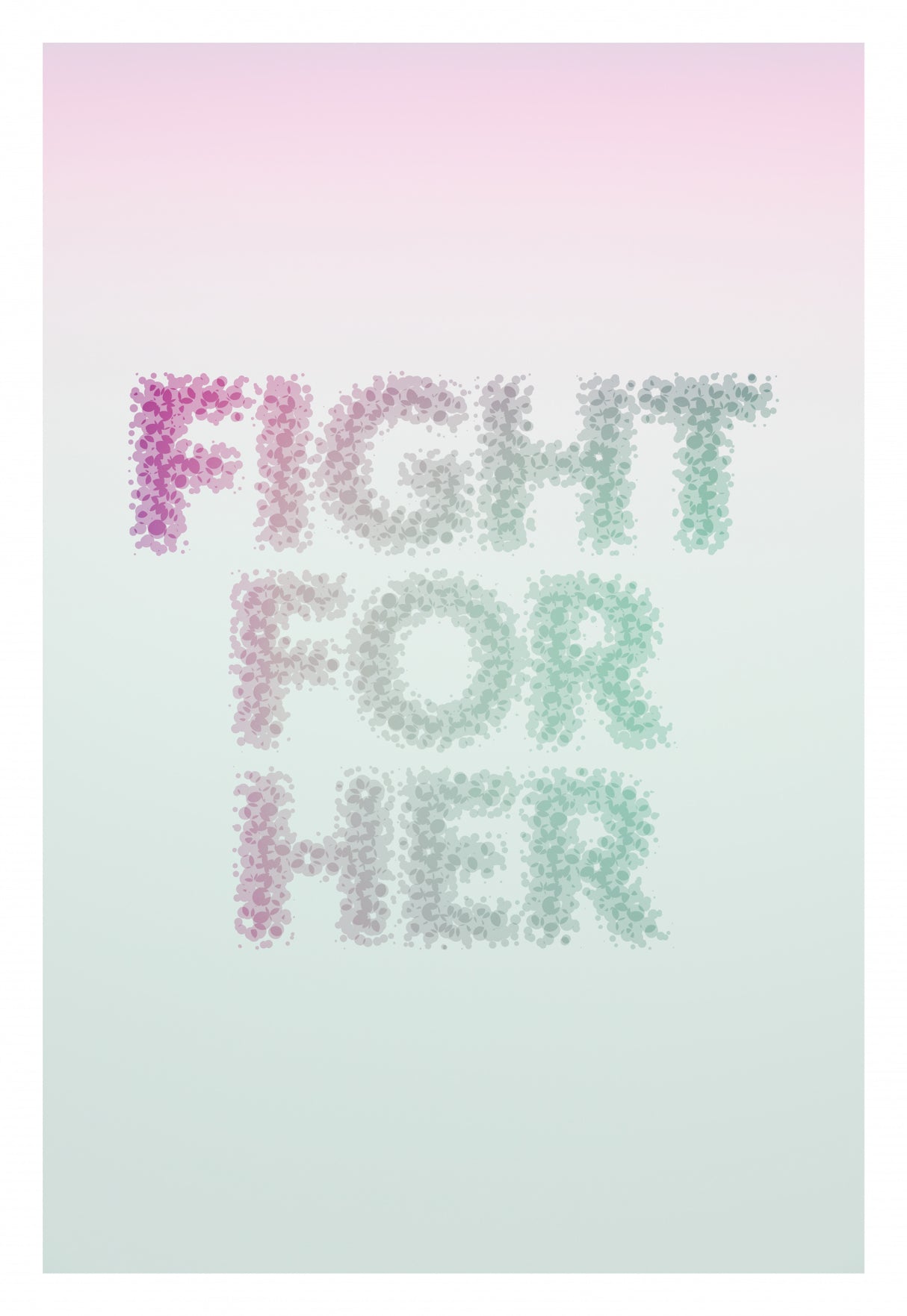 Fight for Her Poster och Canvastavla