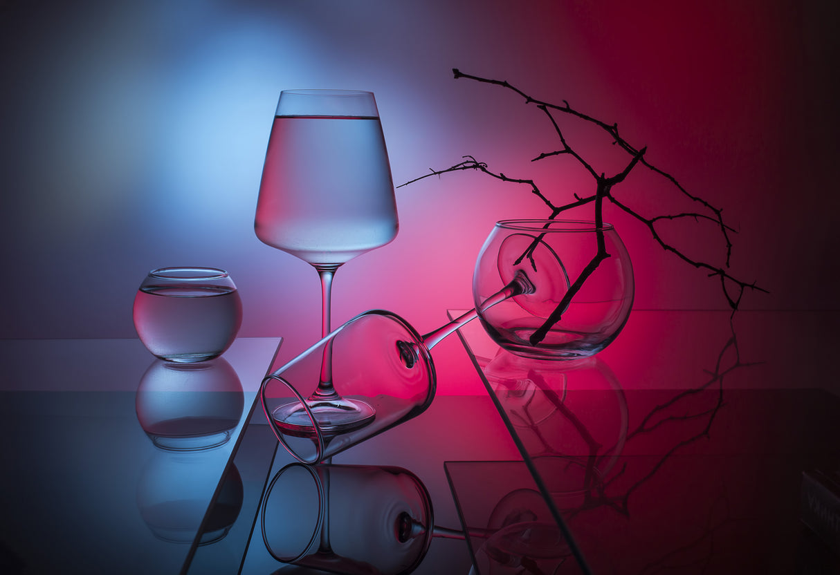 From the series "Experiments with glass" Poster och Canvastavla