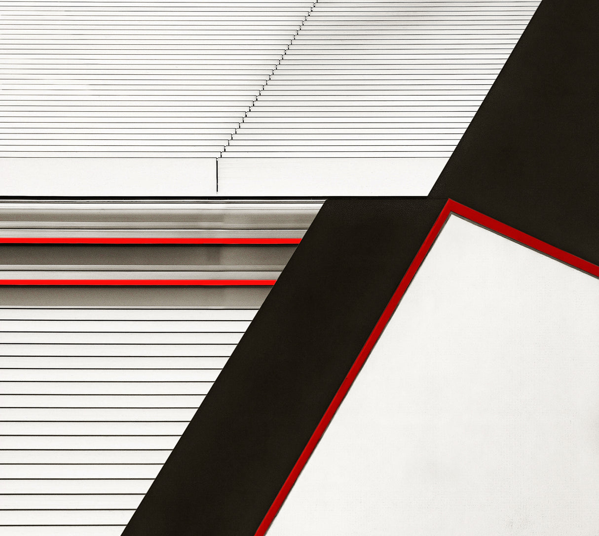 facade with stairs Poster och Canvastavla