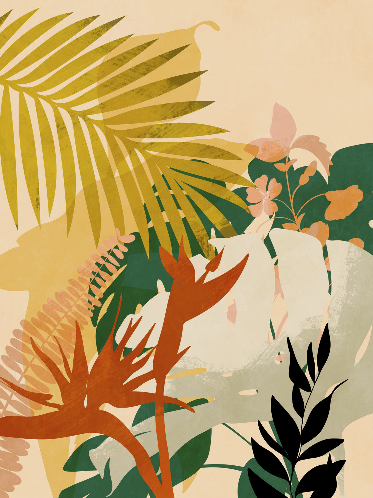 Leaves 24. Januar 2021 20 Hell Poster och Canvastavla