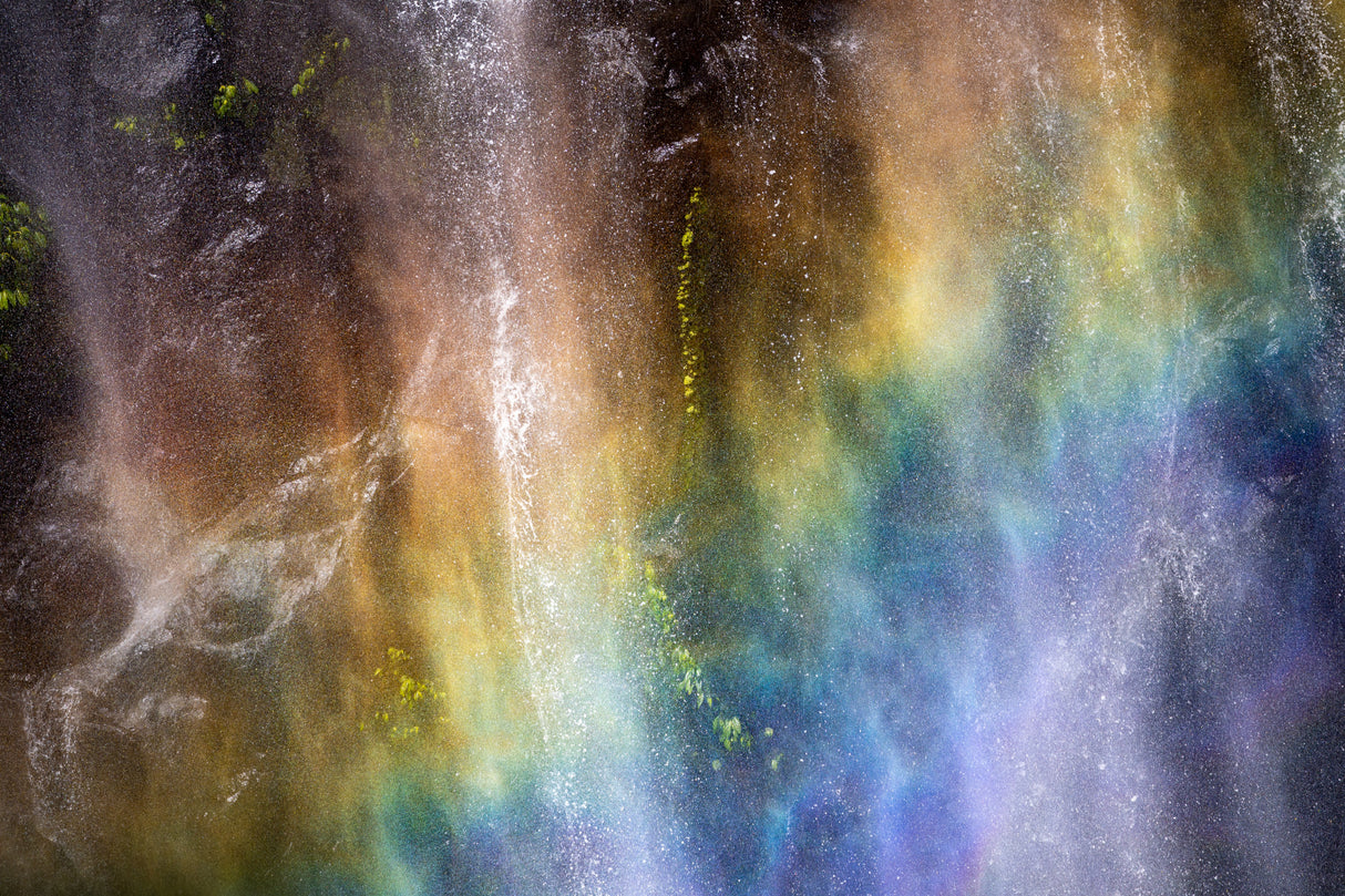 A rainbow in a waterfall Poster och Canvastavla