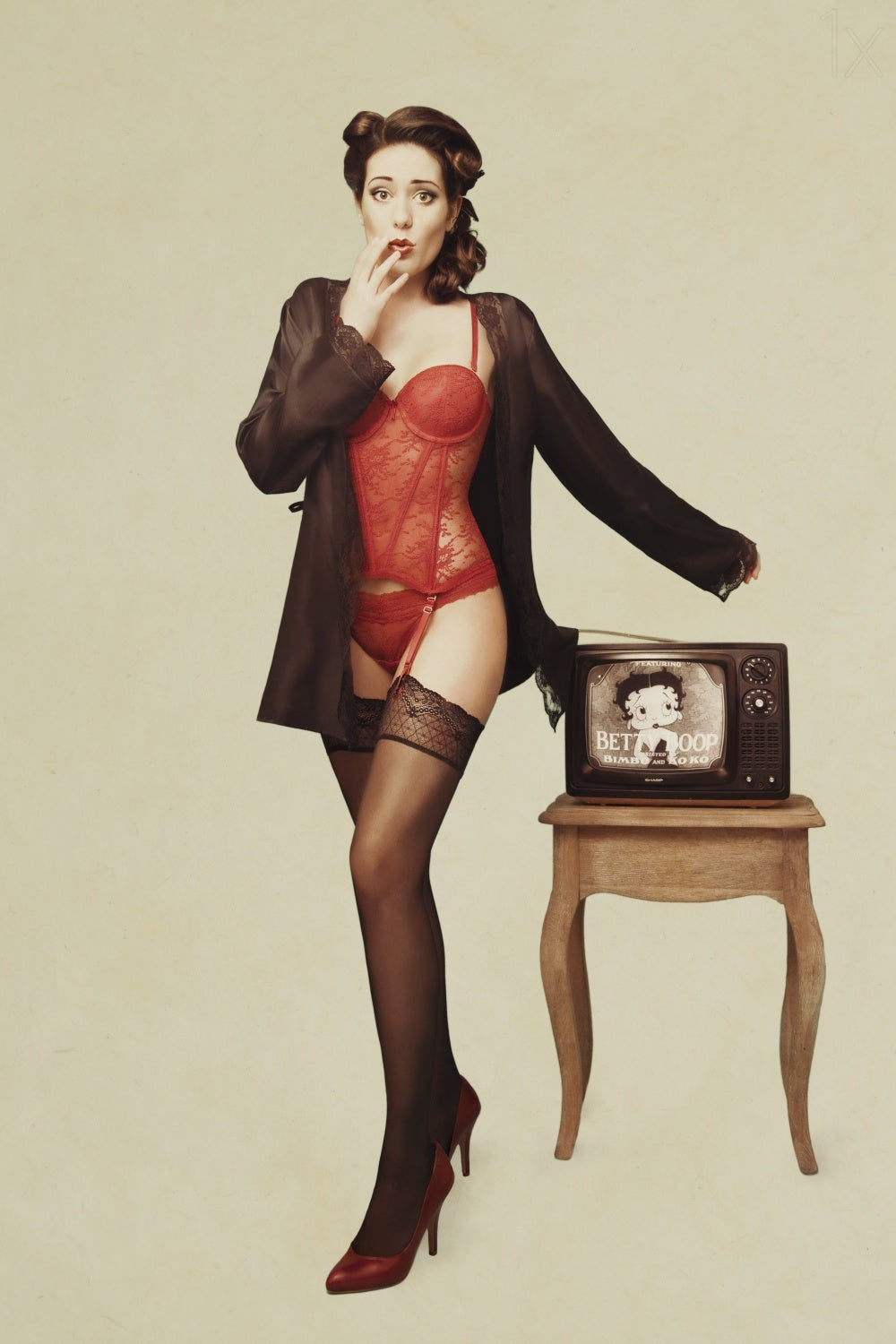 Pin Up Girl II Poster och Canvastavla