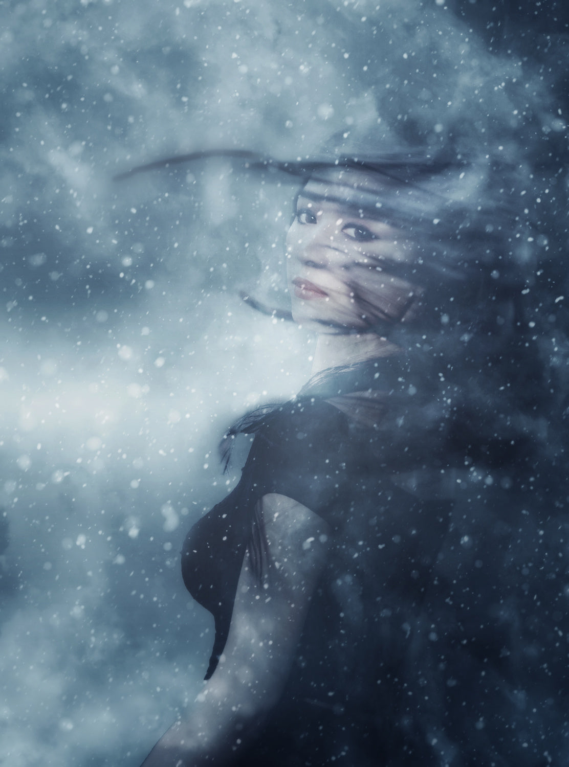 The winter girl Poster och Canvastavla