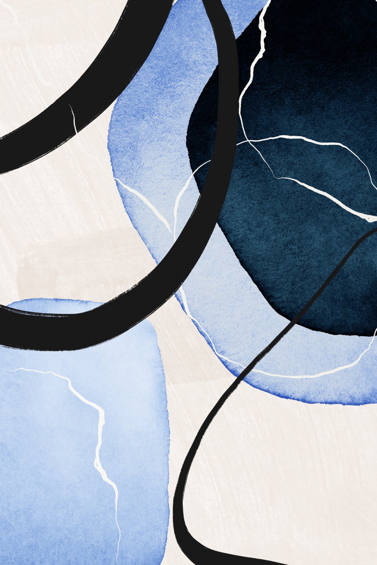 Shapley Blue-3 Poster och Canvastavla