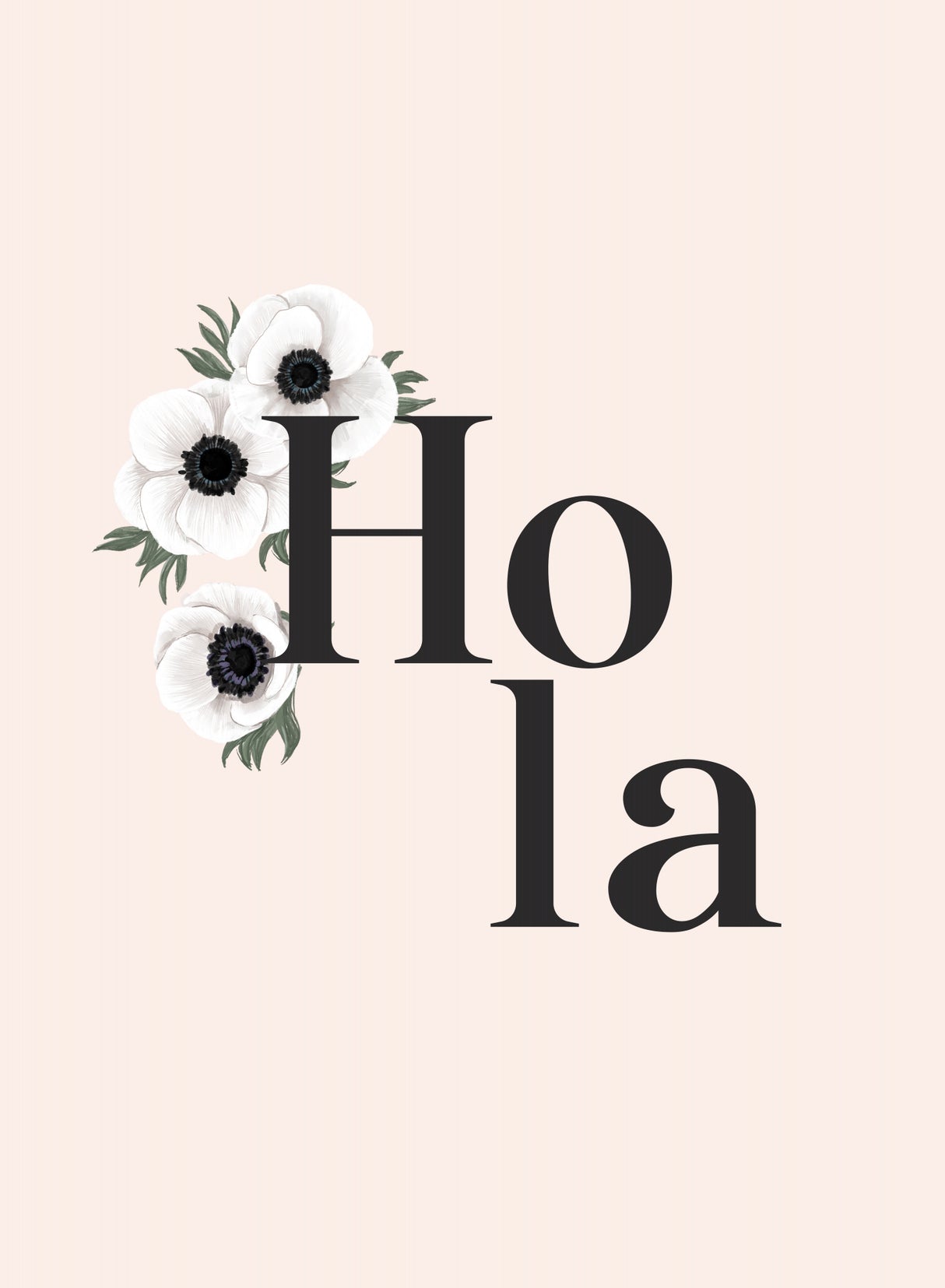 Anemone Hola IV Poster och Canvastavla